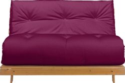 ColourMatch - Tosa - 2 Seater - Futon - Sofa Bed - Purple Fizz